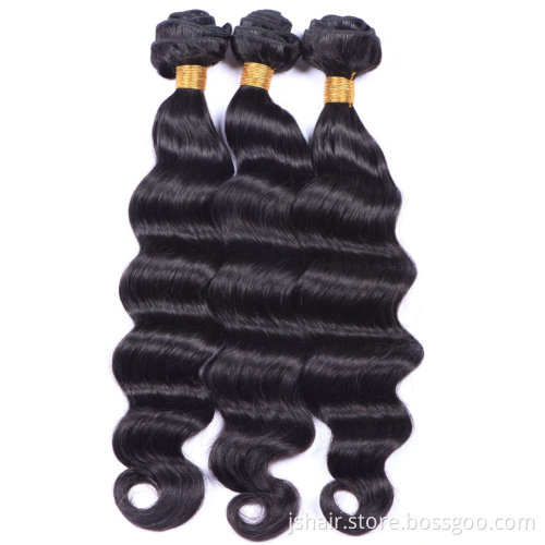 Factory Price Christmas party use raw natural black cheap virgin malaysian hair